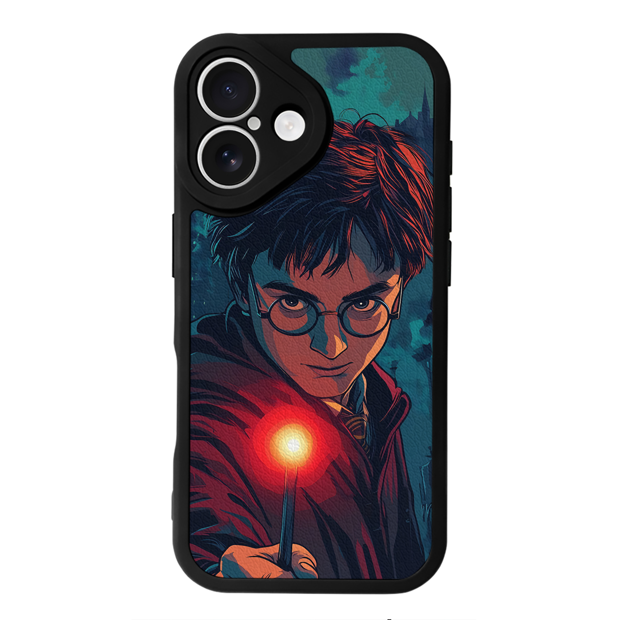 （画像用） Harry Potter ハリー・ポッターシリーズ 【iPhone 16シリーズ対応】シリコンスマホケース（レザー調） 材質：シリコン